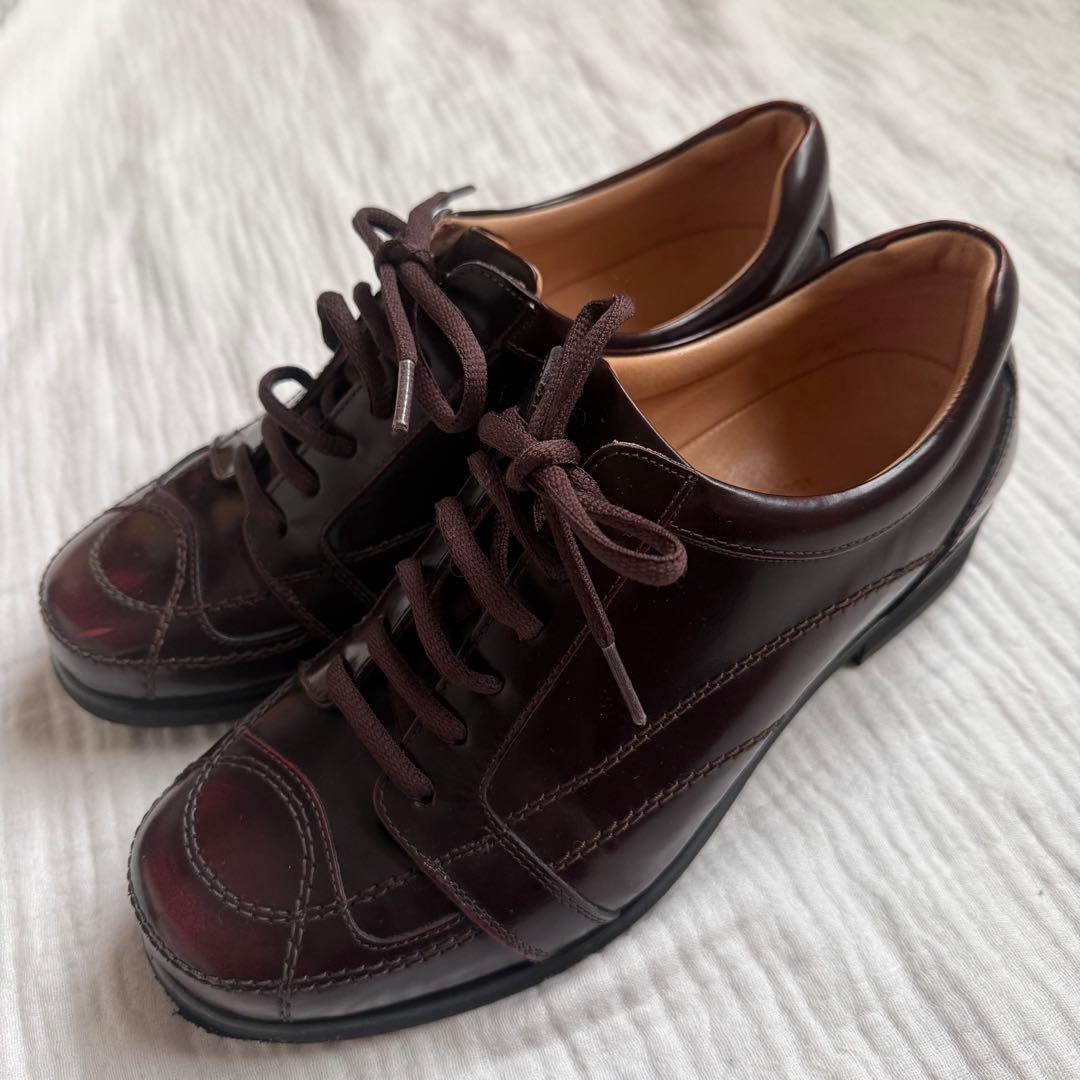 美品☆BENESU/ベネシュ/ブラウン/レディース/ドレスシューズ/レザー/24