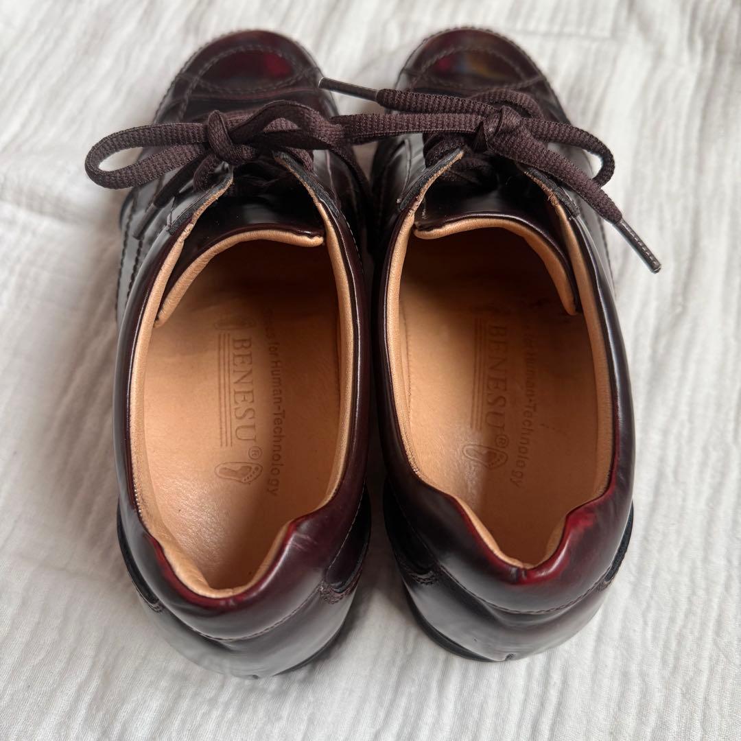美品☆BENESU/ベネシュ/ブラウン/レディース/ドレスシューズ/レザー/24