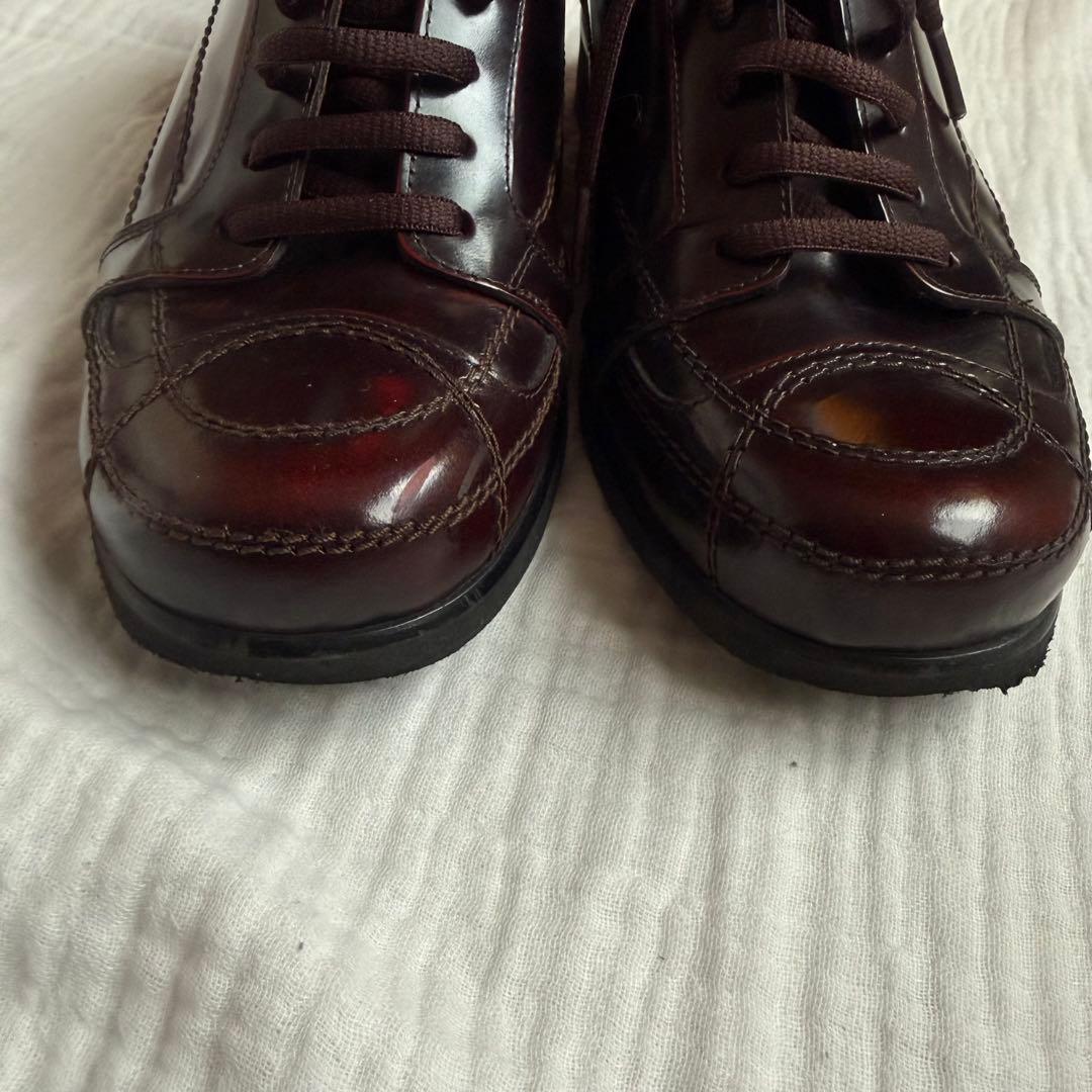 美品☆BENESU/ベネシュ/ブラウン/レディース/ドレスシューズ/レザー/24