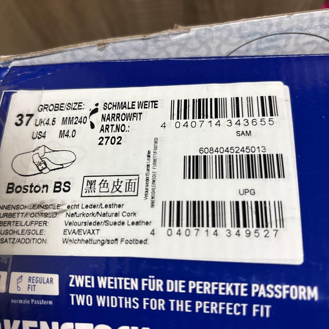 BIRKENSTOCK Boston サンダル ブラック 37