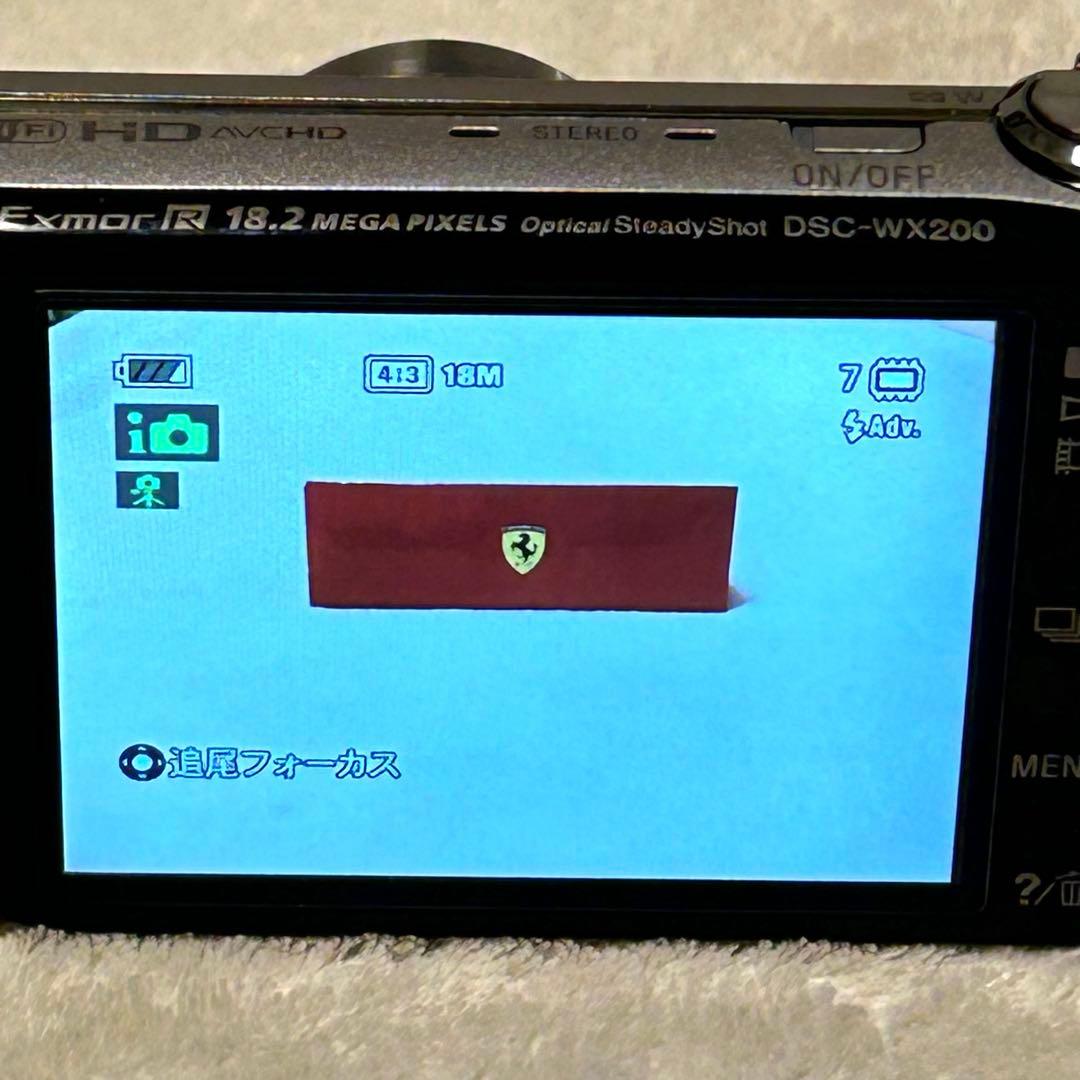 【極美品 動作確認済】SONY サイバーショット DSC-WX200 シルバー