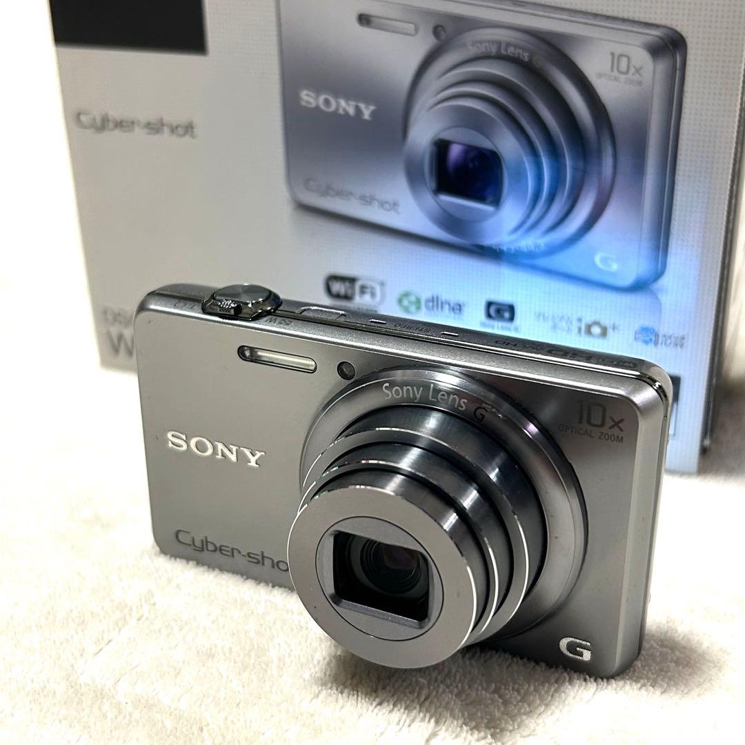 【極美品 動作確認済】SONY サイバーショット DSC-WX200 シルバー