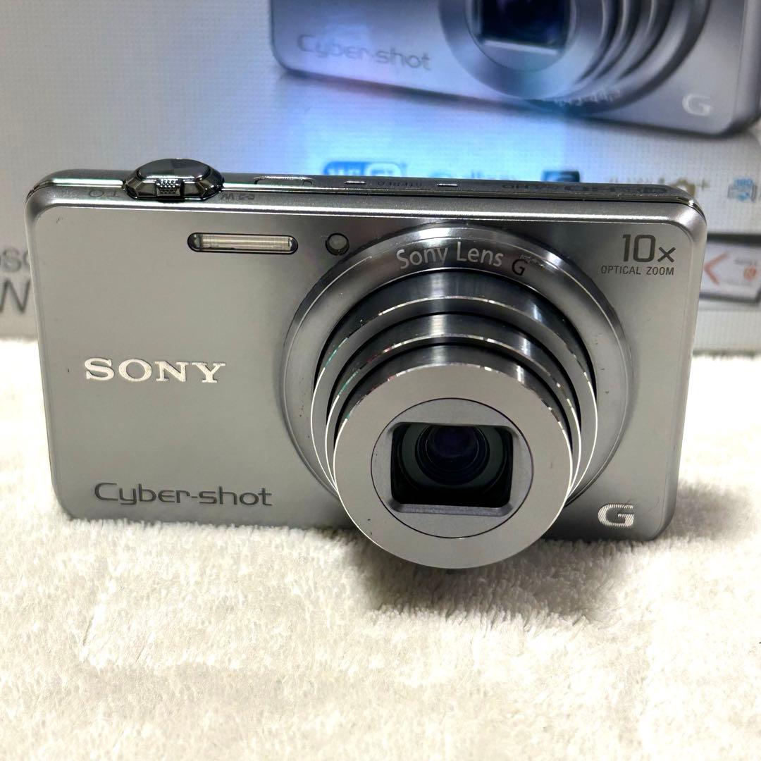 【極美品 動作確認済】SONY サイバーショット DSC-WX200 シルバー