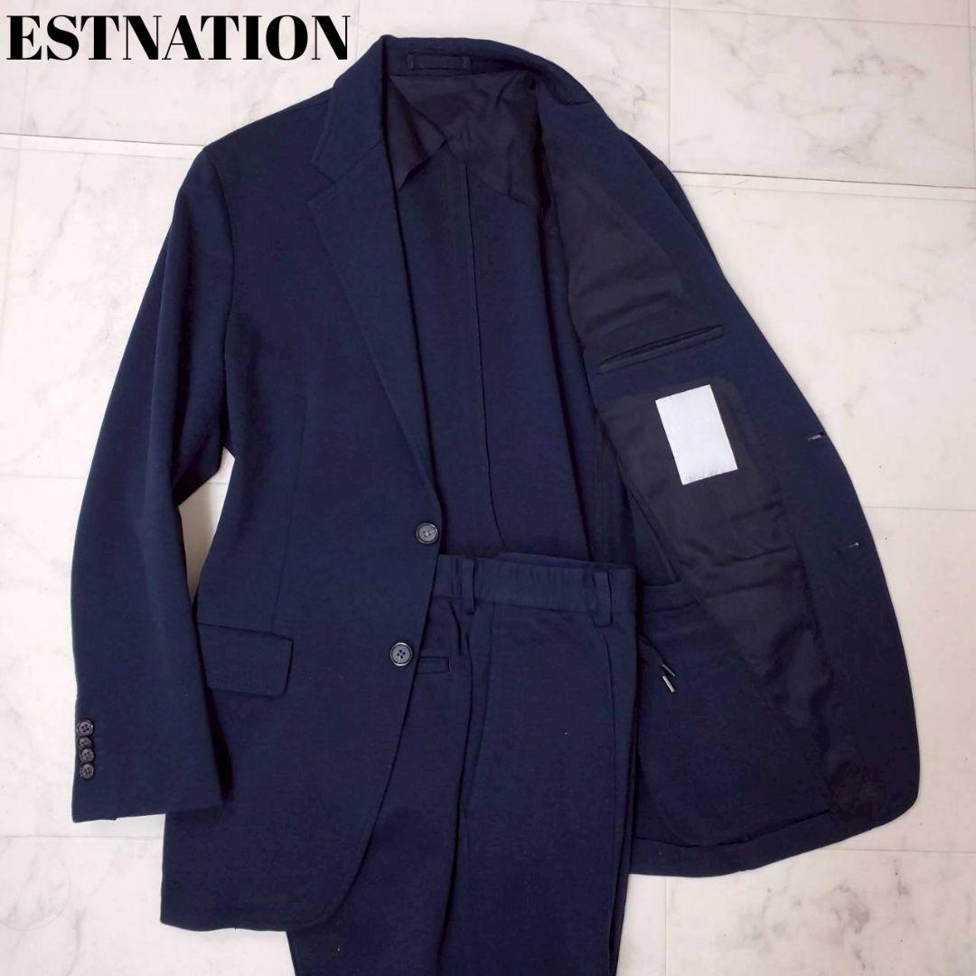 近年美品✨エストネーション スーツセットアップ ネイビー M