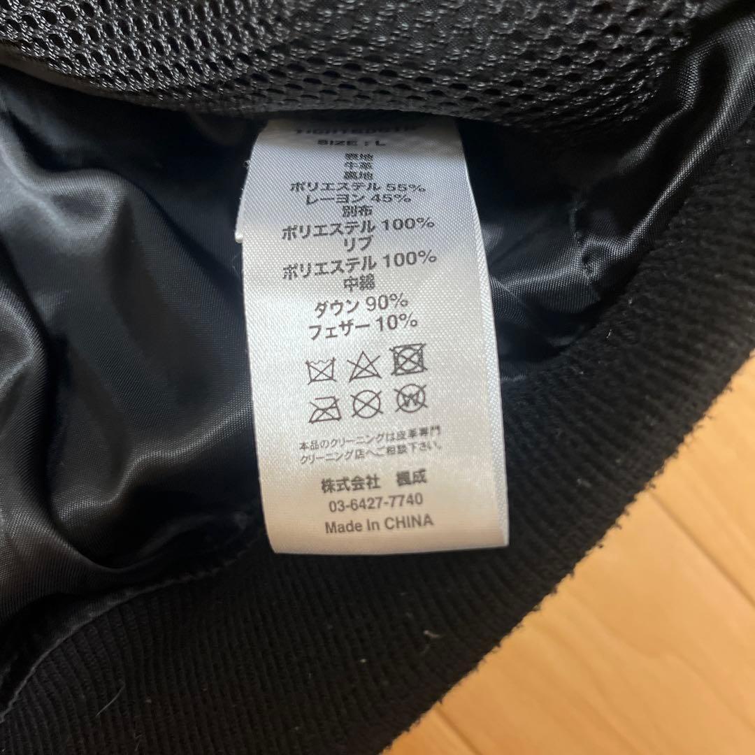 ち*び様 TIGHTBOOTH TBKB LEATHER MA-1 DOWN J