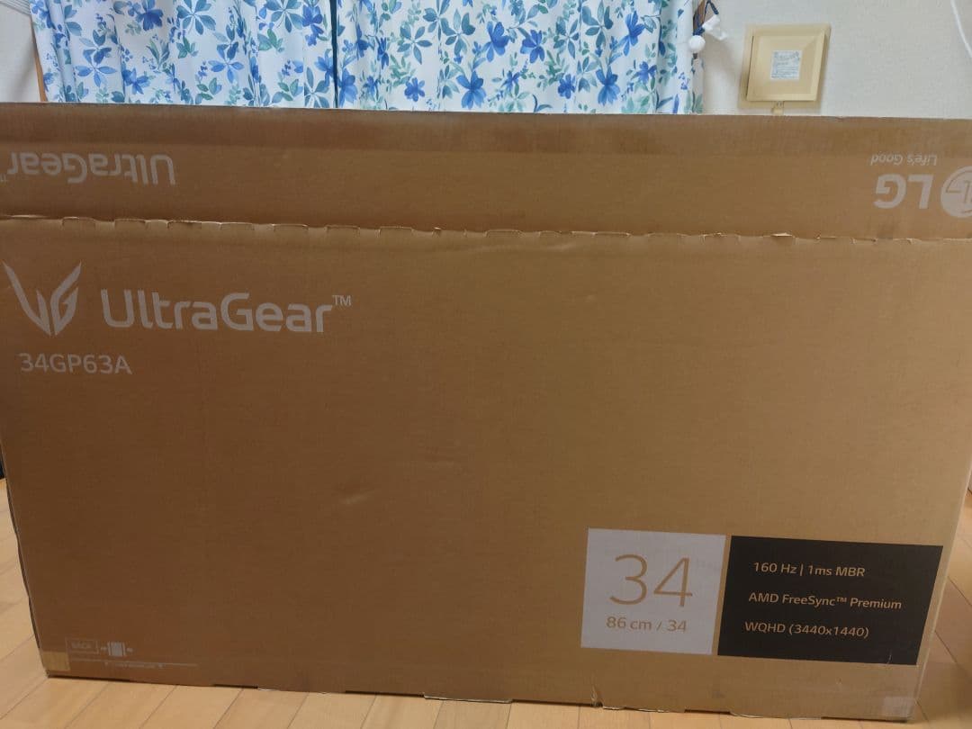 （未使用）LG 34GP63A-B ウルトラワイドゲーミングモニター