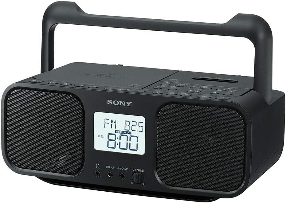 【美品】SONY CDラジオカセット レコーダー CFD-S401 ラジオ 黒