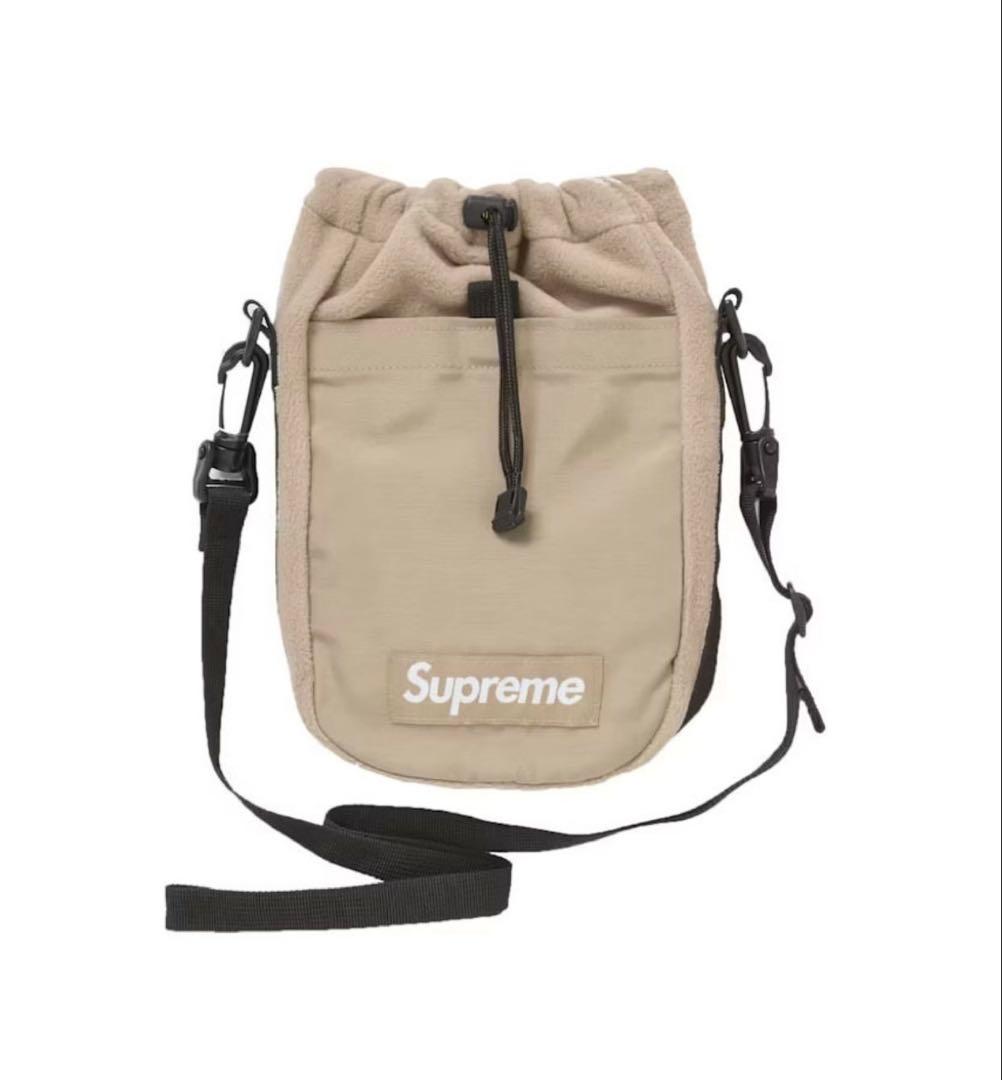 supreme24AW ショルダー バッグ ベージュ ボックス ロゴ