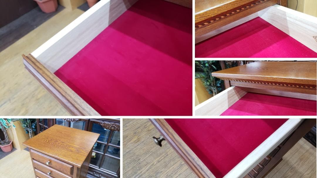 F31　美品　葉山クラシック スリムチェスト ジュエリーチェスト