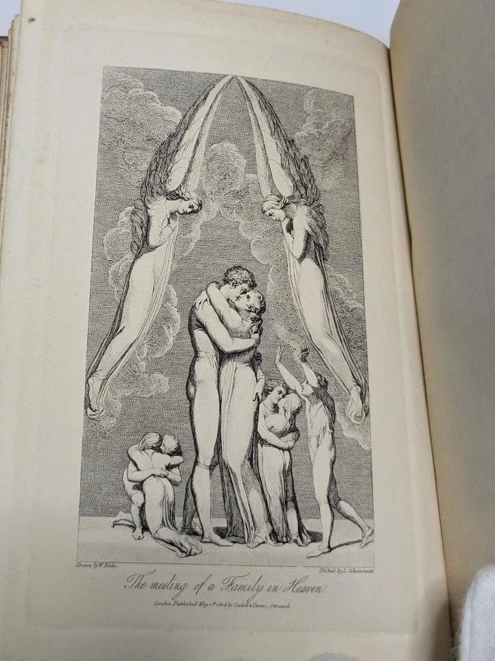 ★希少 ★ウィリアム・ブレイク★挿画本 The Grave★銅版画 13点★