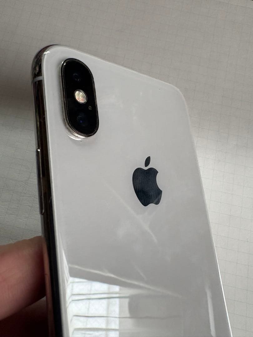 iPhoneX 64GB シルバー SIMロック解除済