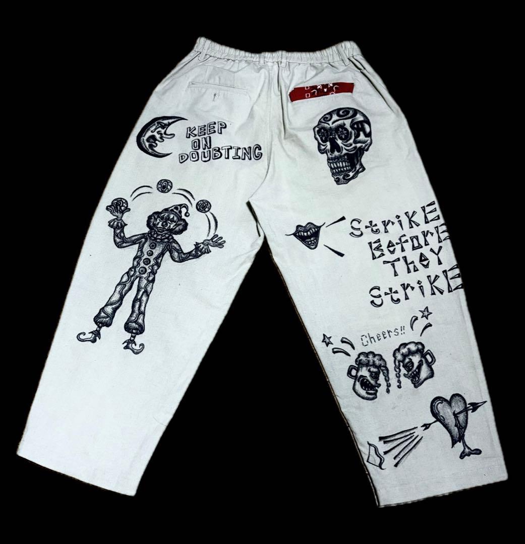 古着 ペイントパンツ メモリアルパンツ ワーク チノパン