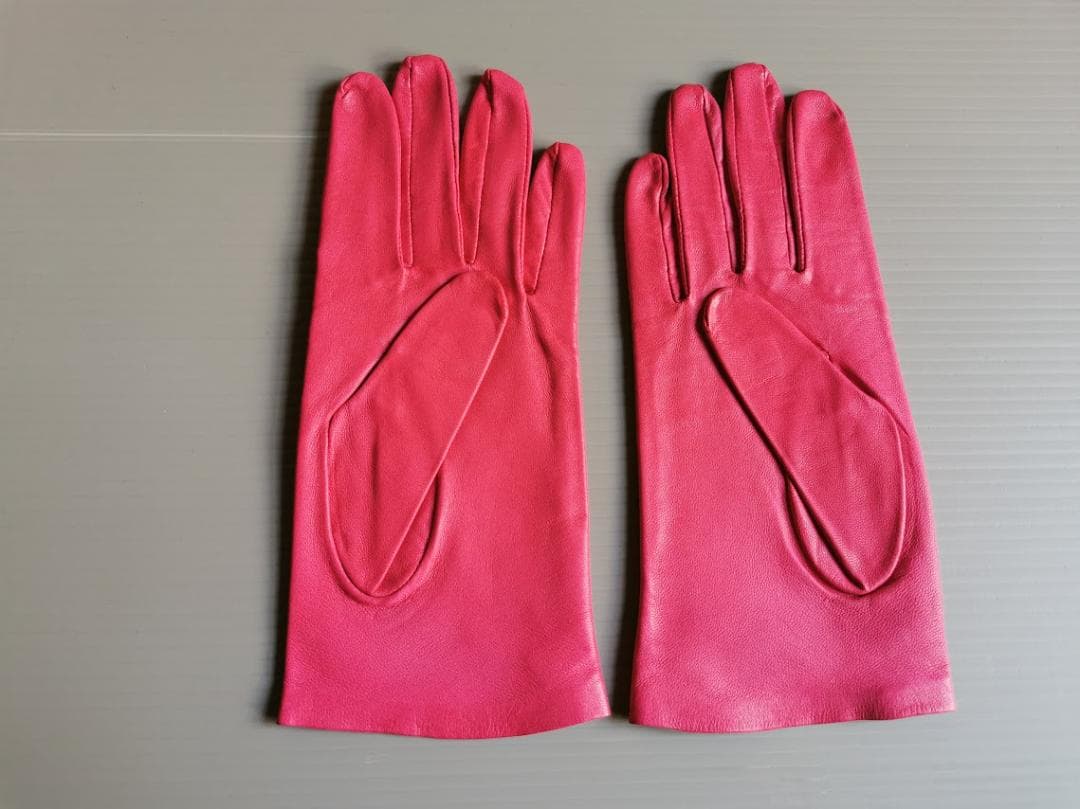 コムデギャルソン 手袋 羊革 ピンク 美品 とっても柔らか 18cm
