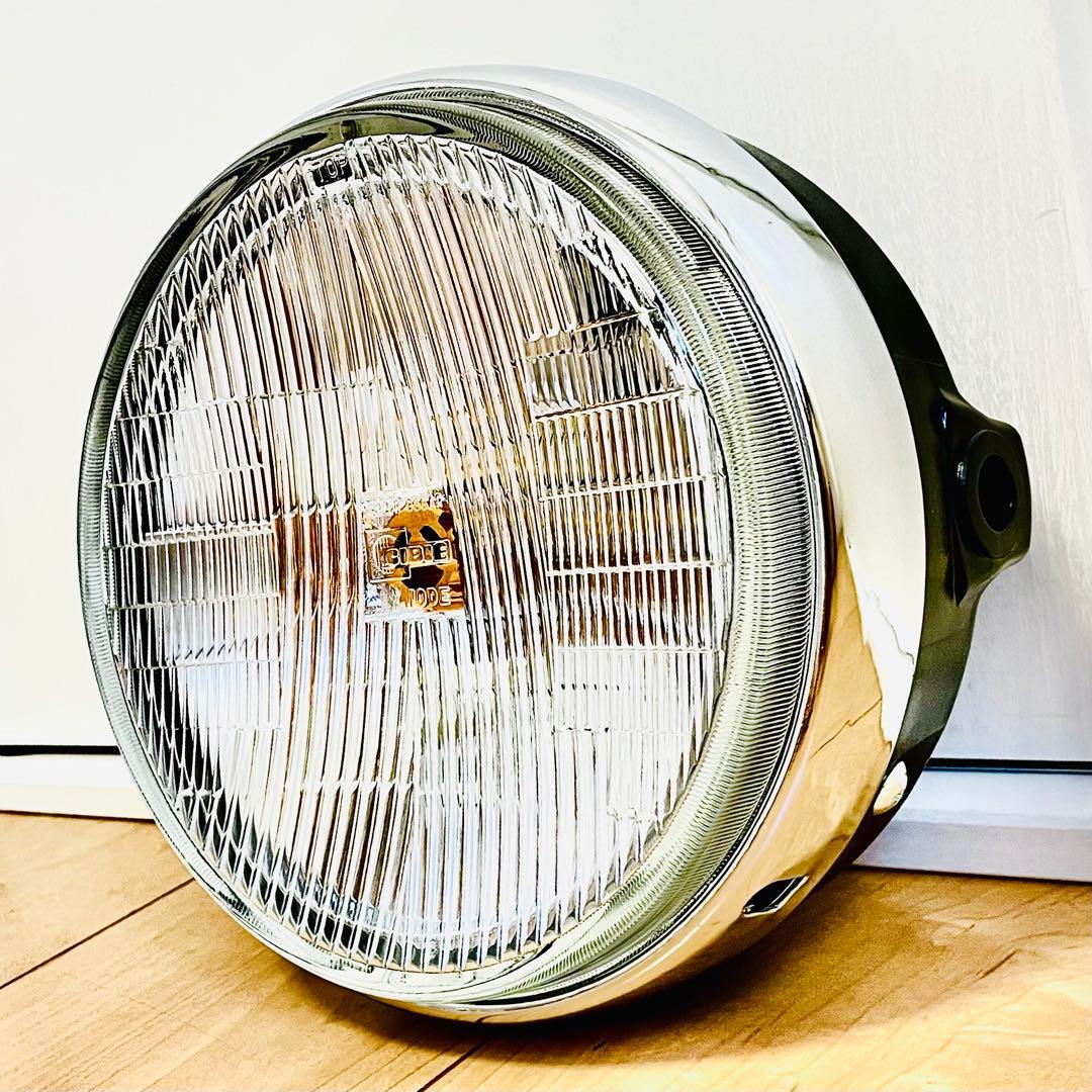 当時物 シビエ 凹み ヘッドライト CIBIE スーパーオスカー マーシャル