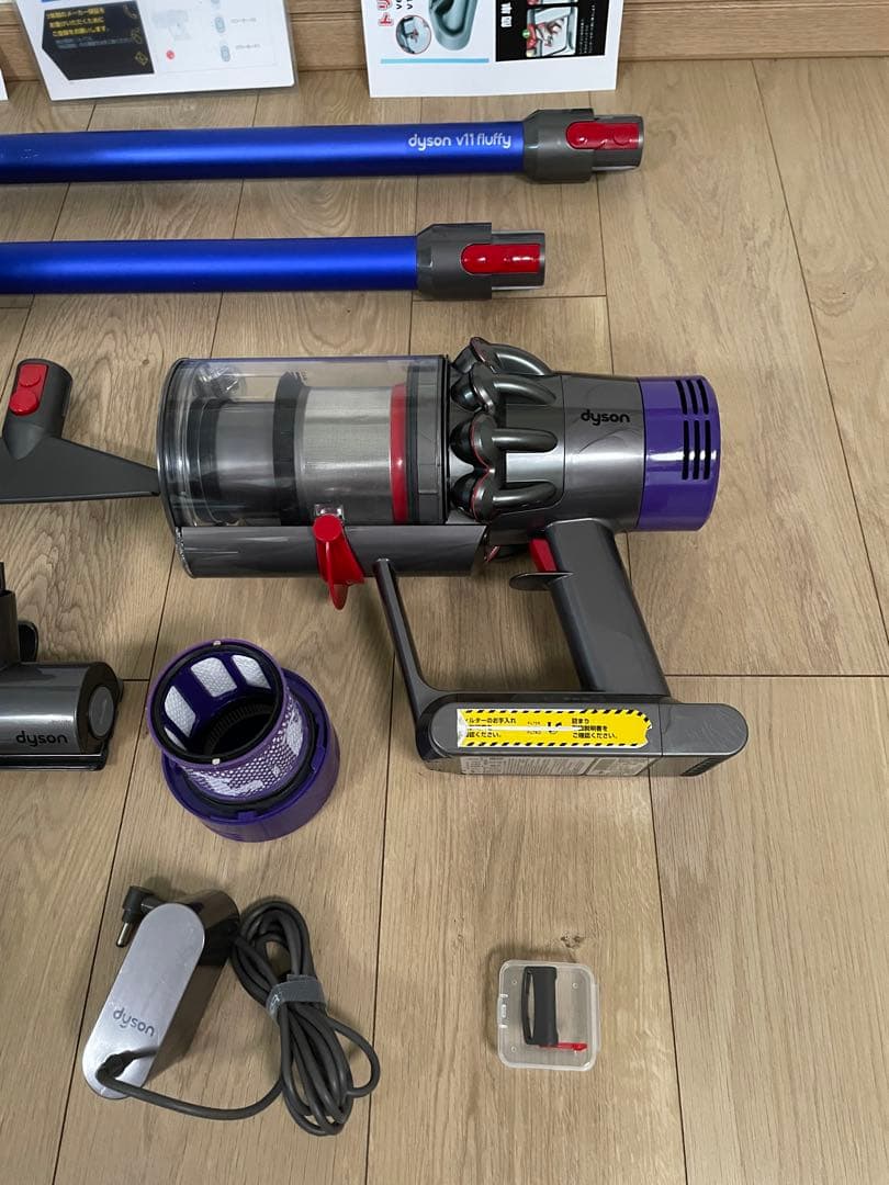 ダイソン⑦V10SV12 長さの違うパイプ付　交換フィルター　モーターバーヘッド