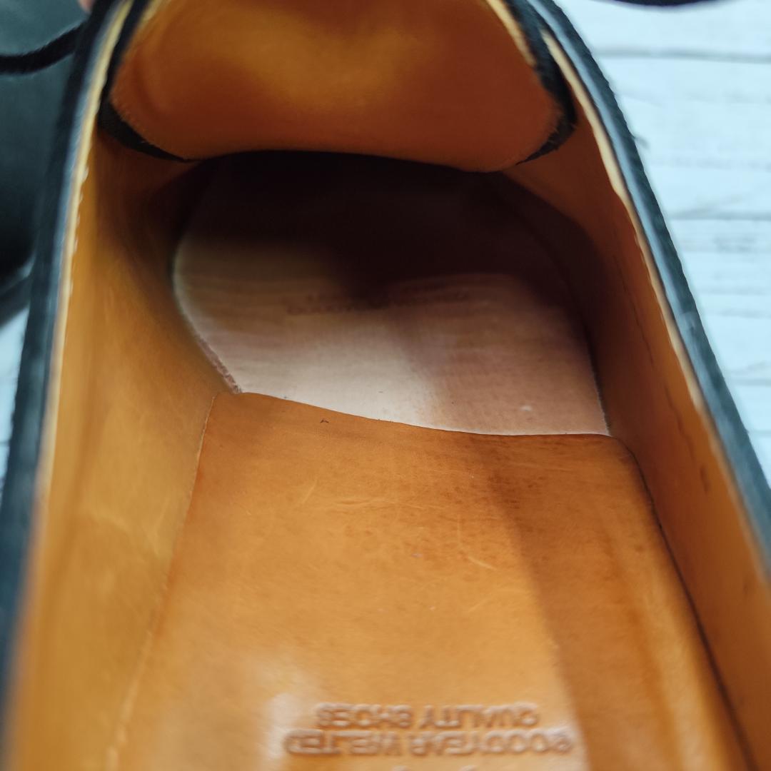 美品 Berwick1707 バーウィック 黒 ホールカット スエード 内羽根