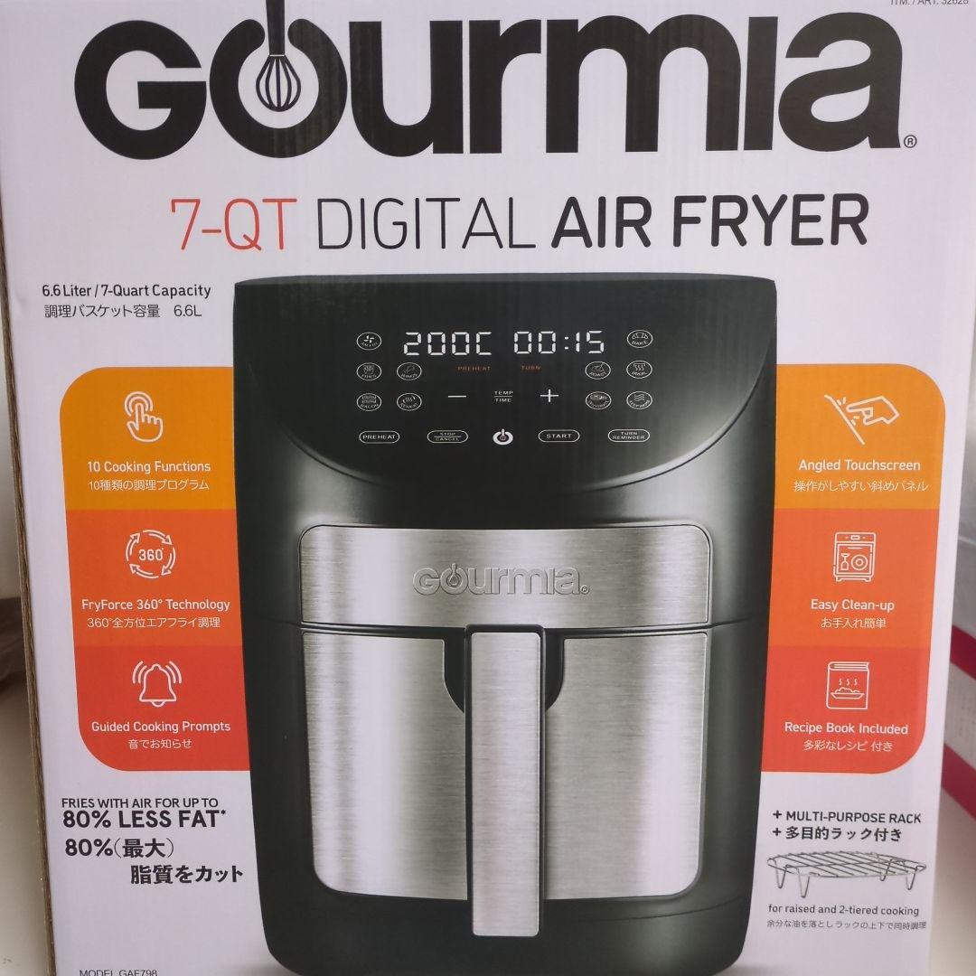 新品未使用　Gourmia 7-QT デジタルエアフライヤー