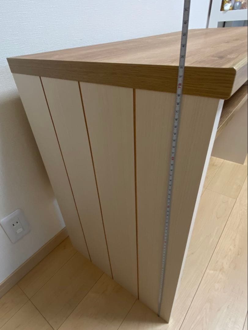 木目調　おしゃれ机 可愛い 学習机　テーブル　机