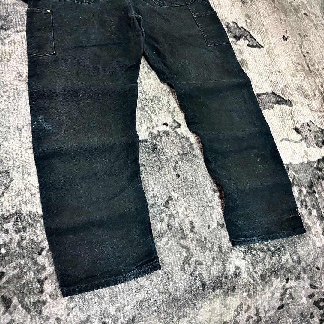 極太 ビックシルエット ゆるだぼ 38×32 YKKジップ 金ボタン 良フェード