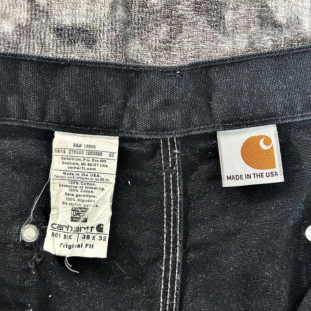 極太 ビックシルエット ゆるだぼ 38×32 YKKジップ 金ボタン 良フェード