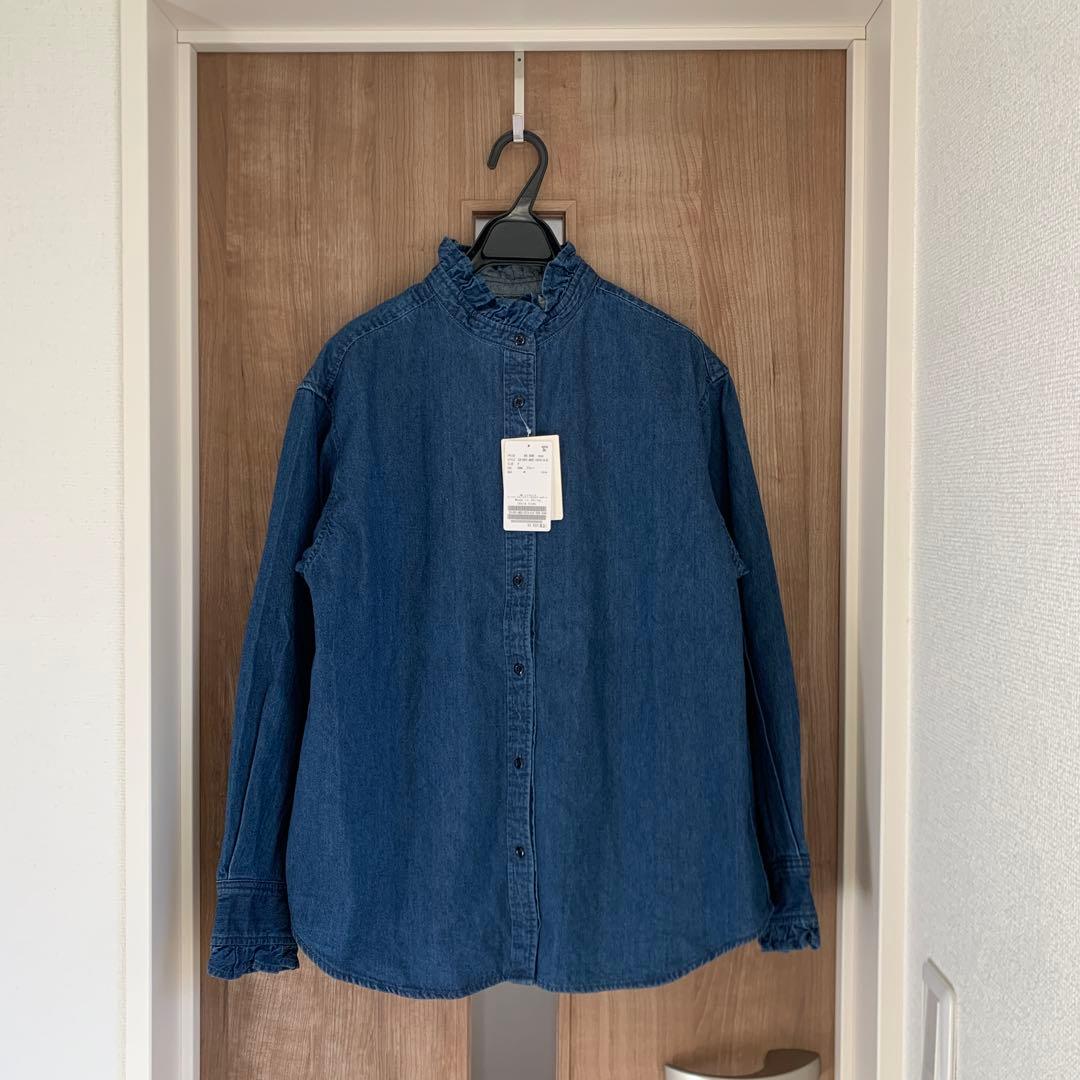 ジャーナルスタンダードレリューム★デニムフリルブラウス