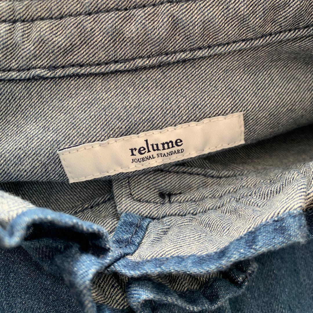 ジャーナルスタンダードレリューム★デニムフリルブラウス