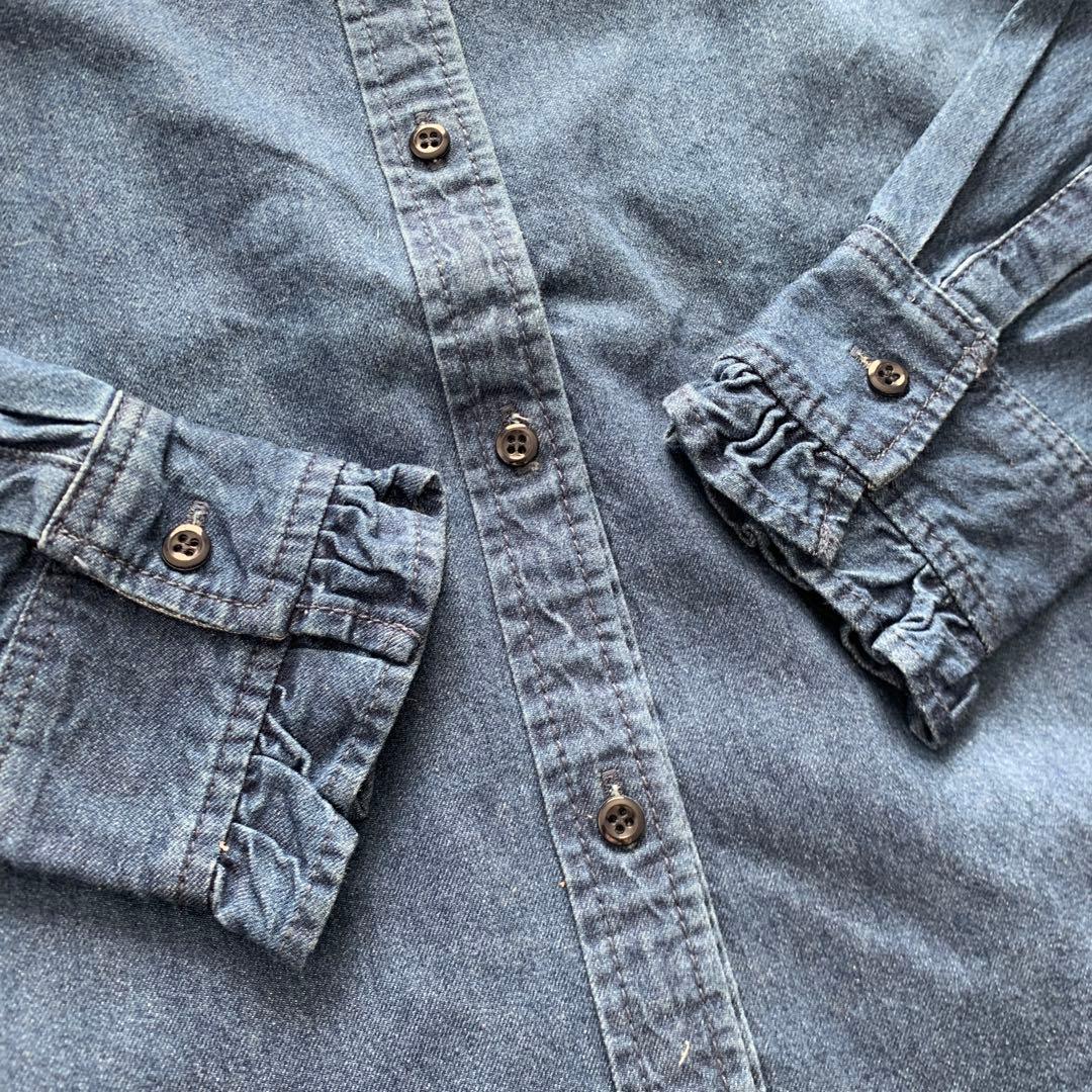 ジャーナルスタンダードレリューム★デニムフリルブラウス