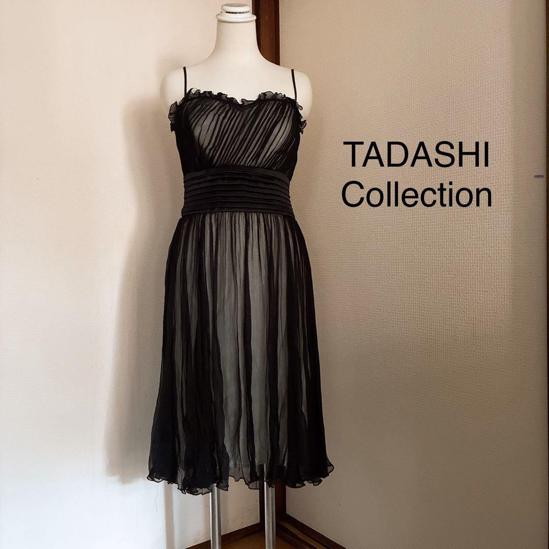 値下げしました！　タダシ ショージ　ブラックドレス　シルク100%