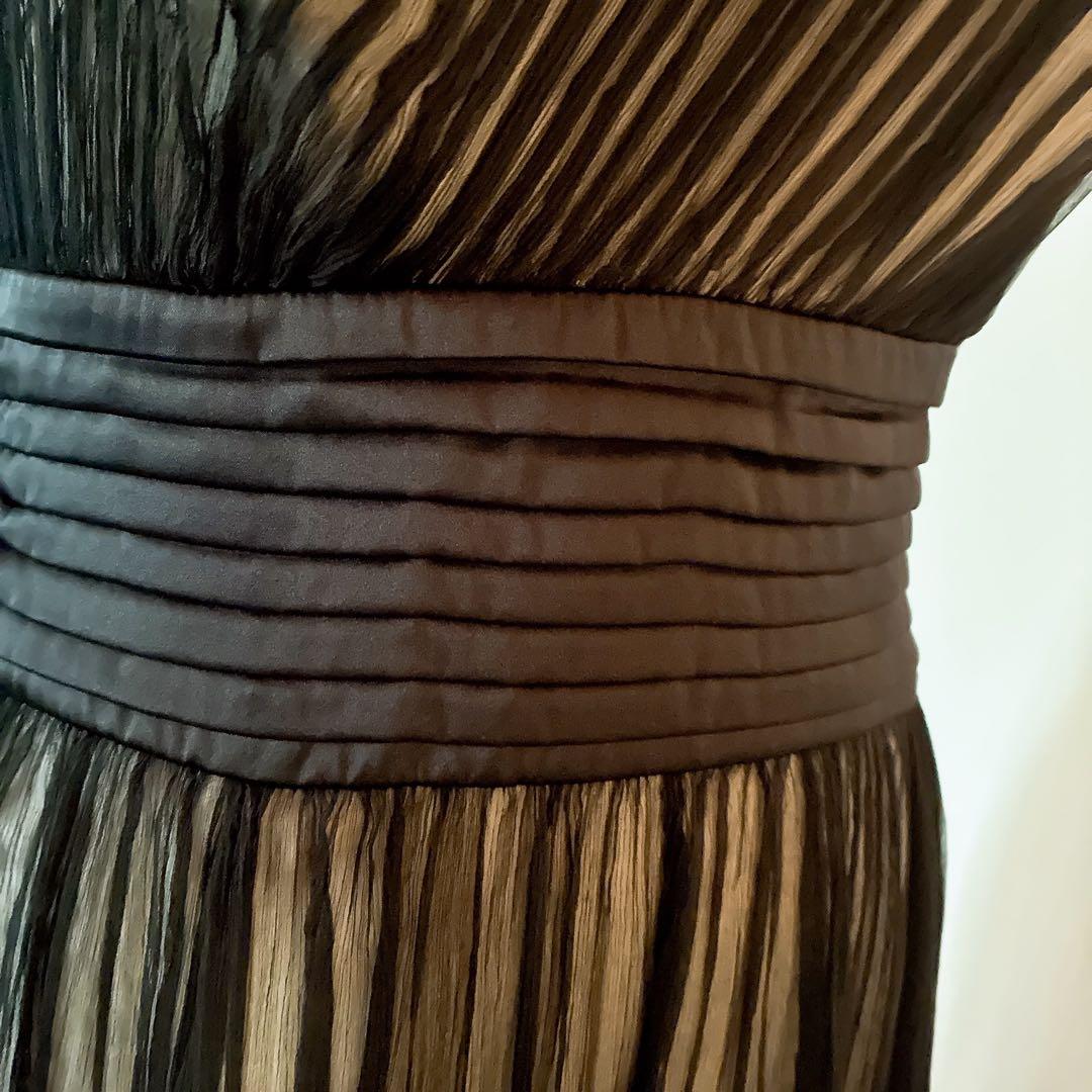 値下げしました！　タダシ ショージ　ブラックドレス　シルク100%