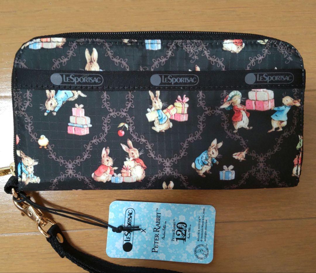 日曜＊月曜セール！新品未使用 タグ付きレスポートサック×ピーターラビット 財布