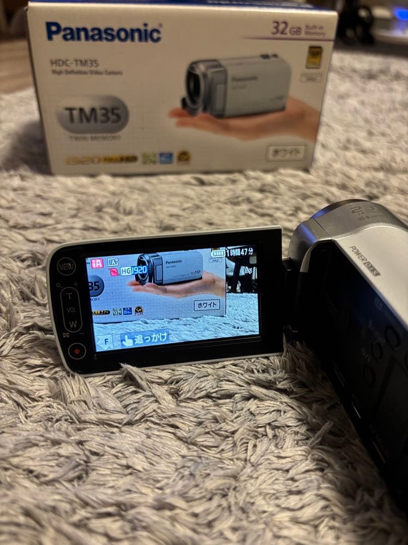 Panasonic HDC-TM35 ビデオカメラ 純正ケース付