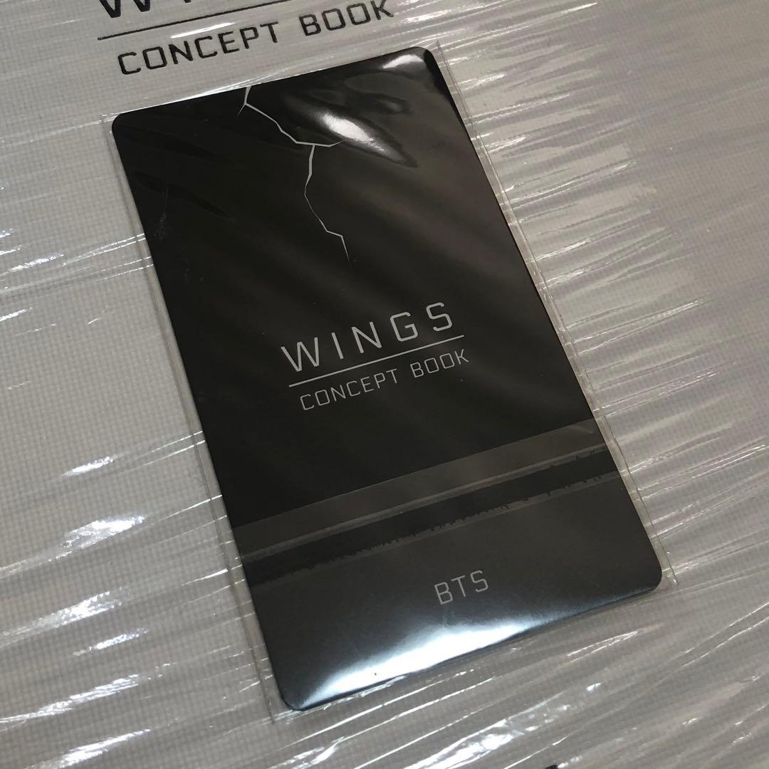 BTS WINGS CONCEPT BOOK トレカ　ジョングク