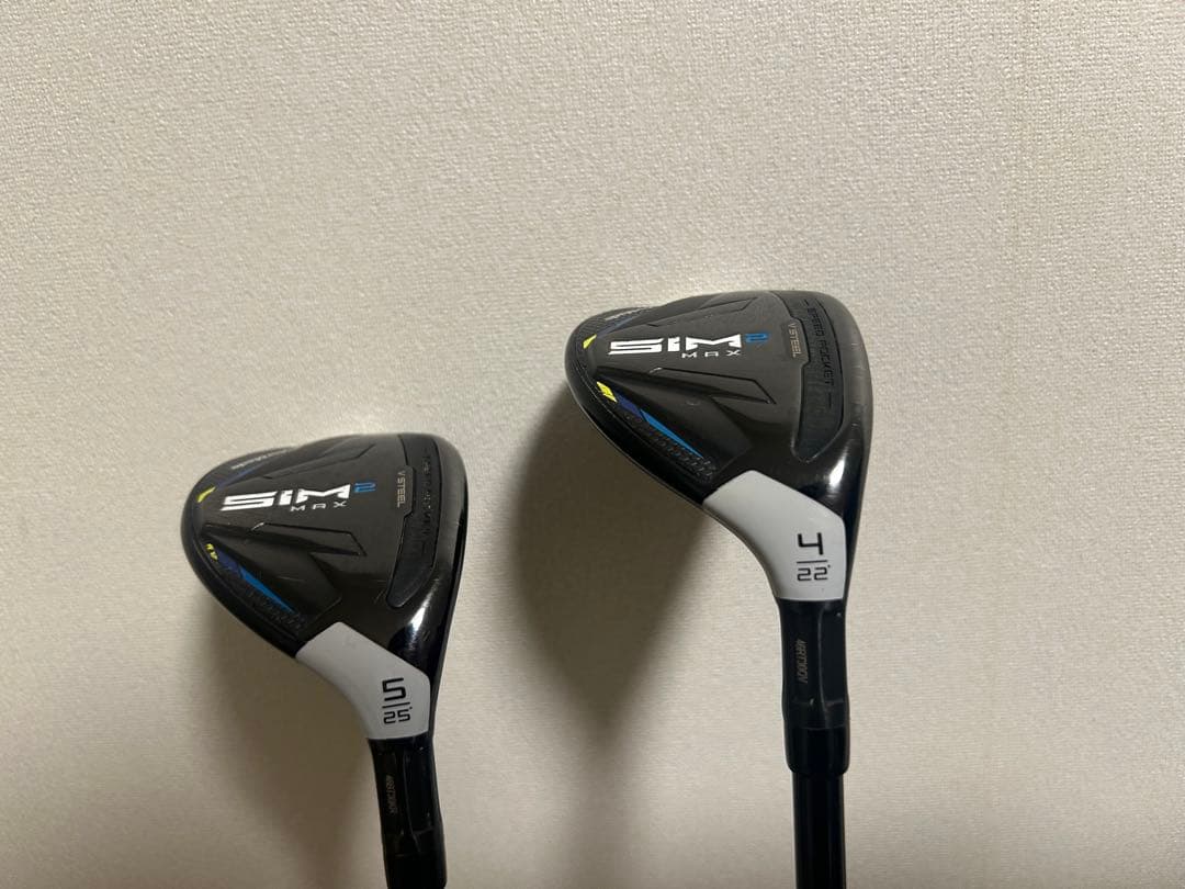 【カスタムシャフト】SIM2MAXユーティリティ 4U&5U2本セット