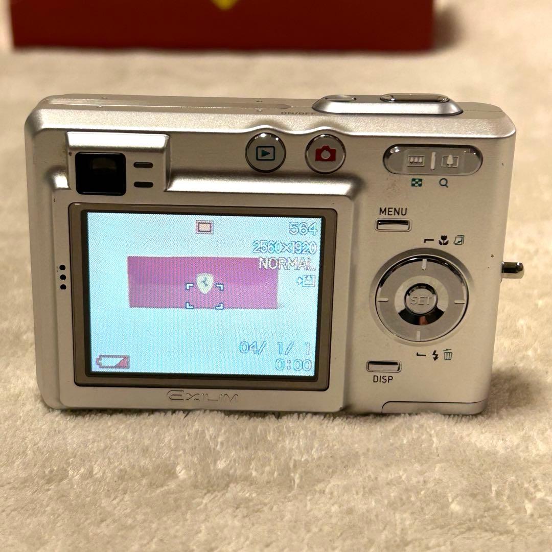 【美品 動作確認済】CASIO EXILIM ZOOM EX-Z50 シルバー