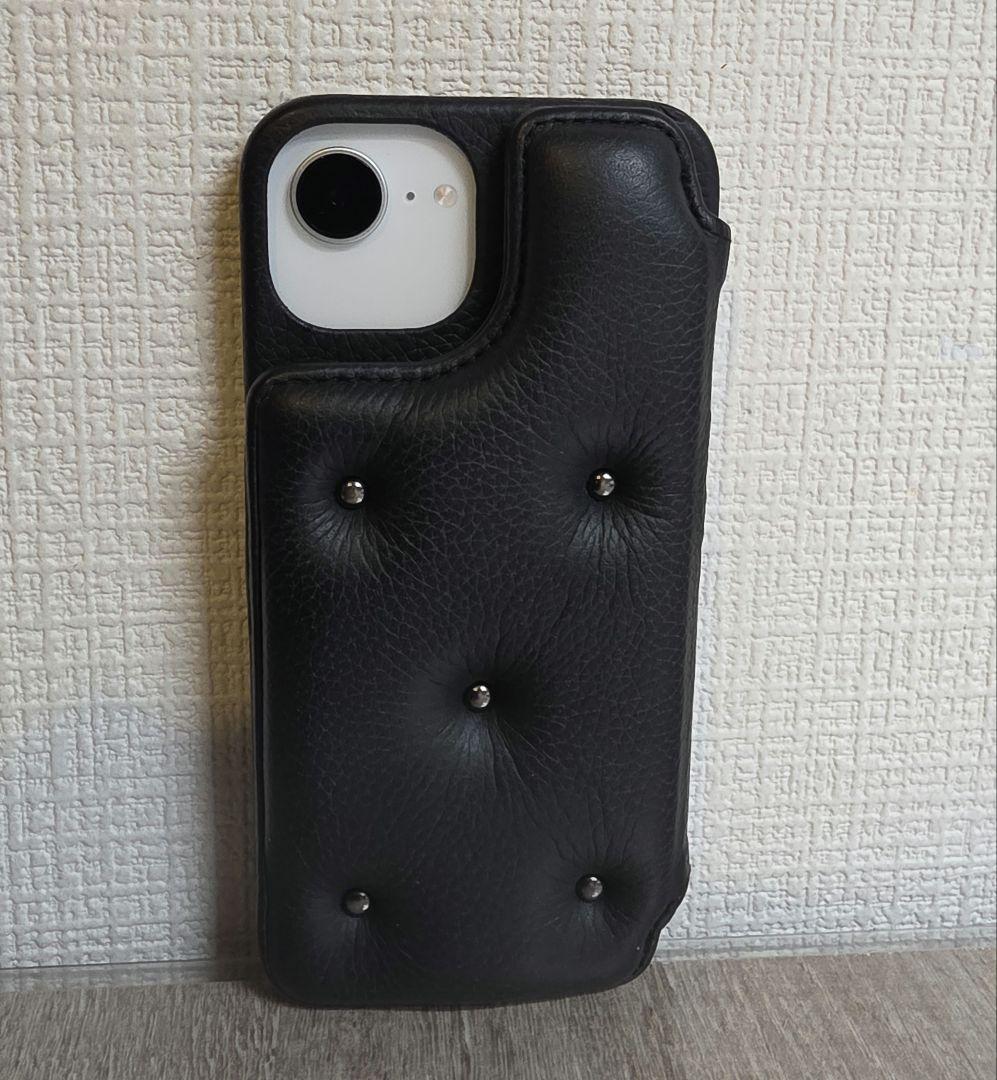 iPhone14ケース　DEMIU BALLONCINQブラック×ブラック