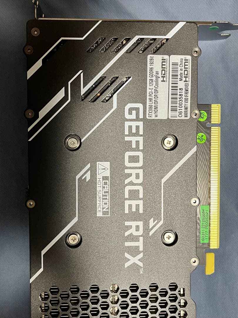 グラフィックボード・グラボ・ビデオカード NVIDIA GeForce RTX 3060 / 12GB