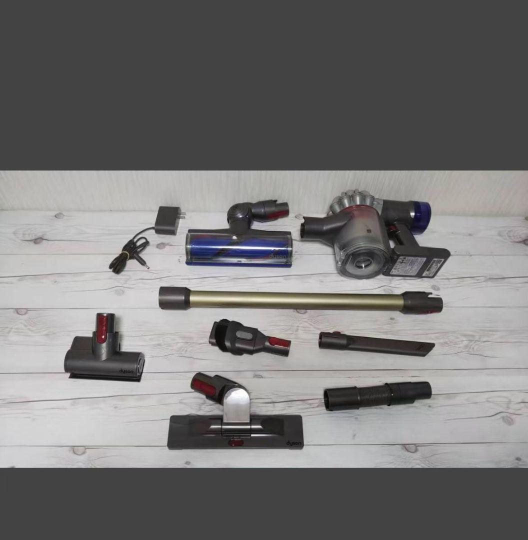 ヘッド2個動作確認39分Dyson純正ｖ７コードレス スティッククリーナー 本体