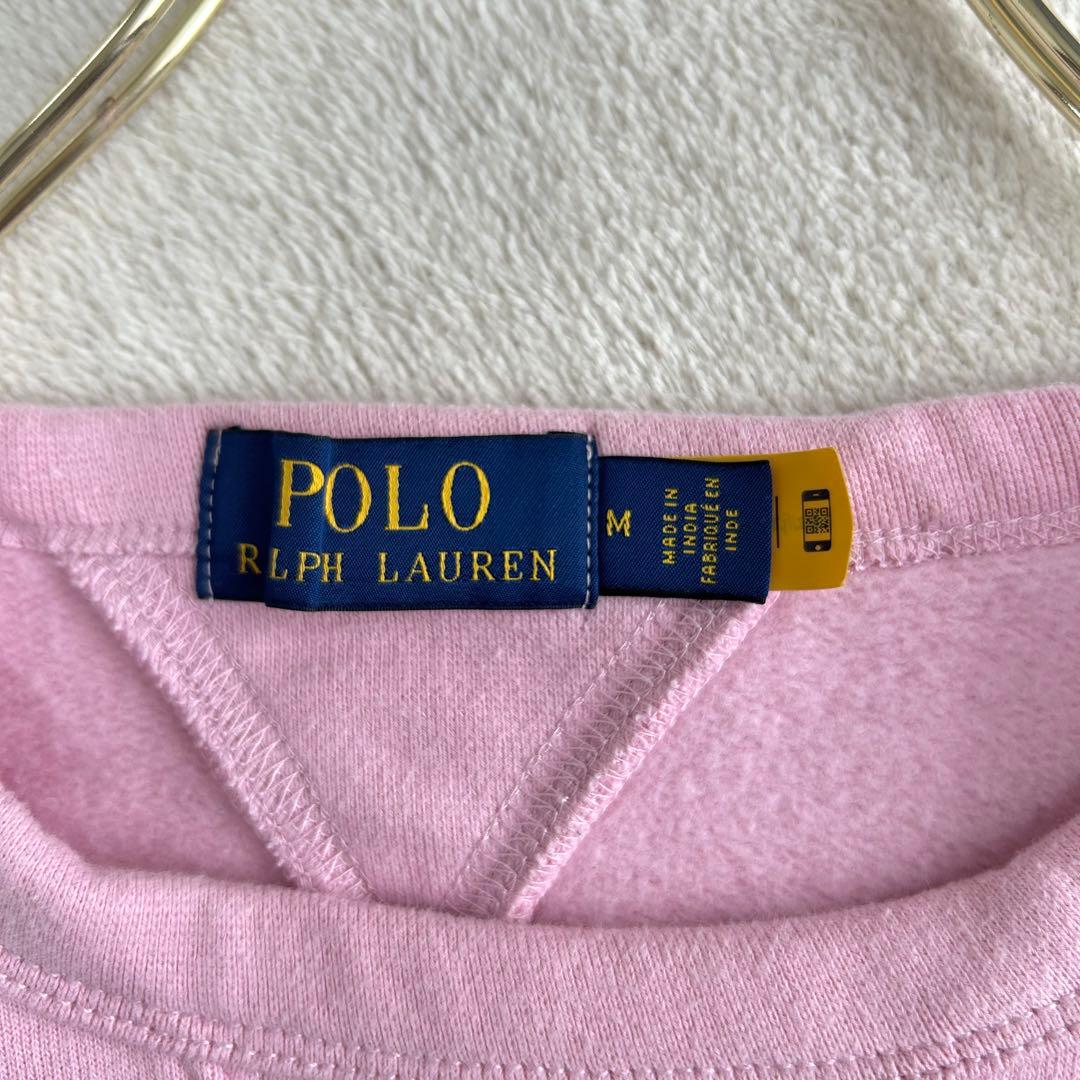 POLO RALPH LAUREN スウェット トレーナー　裏起毛　刺繍　M