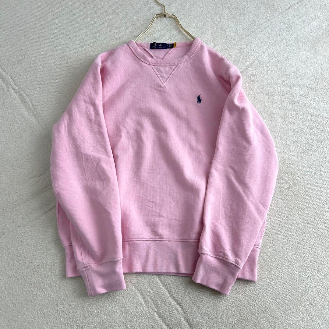 POLO RALPH LAUREN スウェット トレーナー　裏起毛　刺繍　M