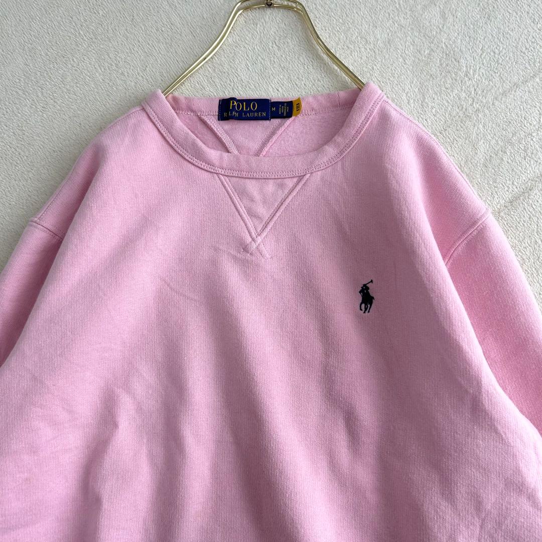 POLO RALPH LAUREN スウェット トレーナー　裏起毛　刺繍　M