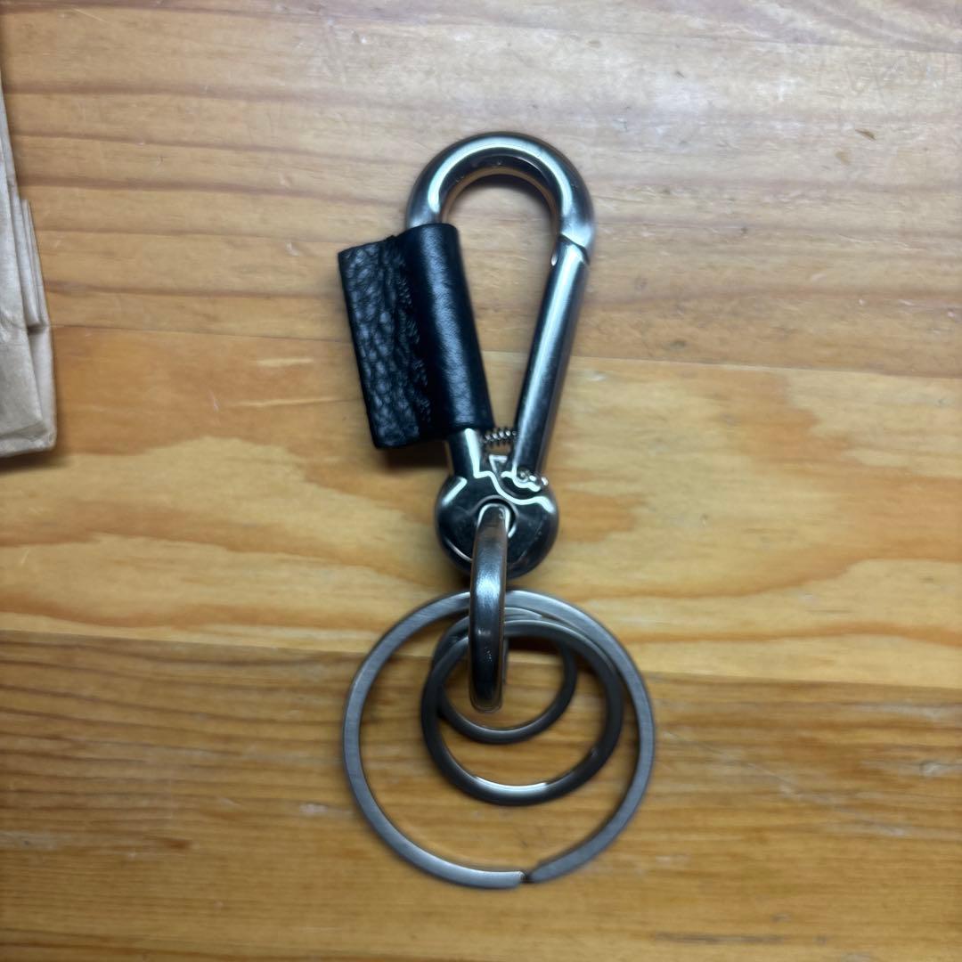 Hender Scheme カラビナ式キーホルダー 黒　最終値下げ