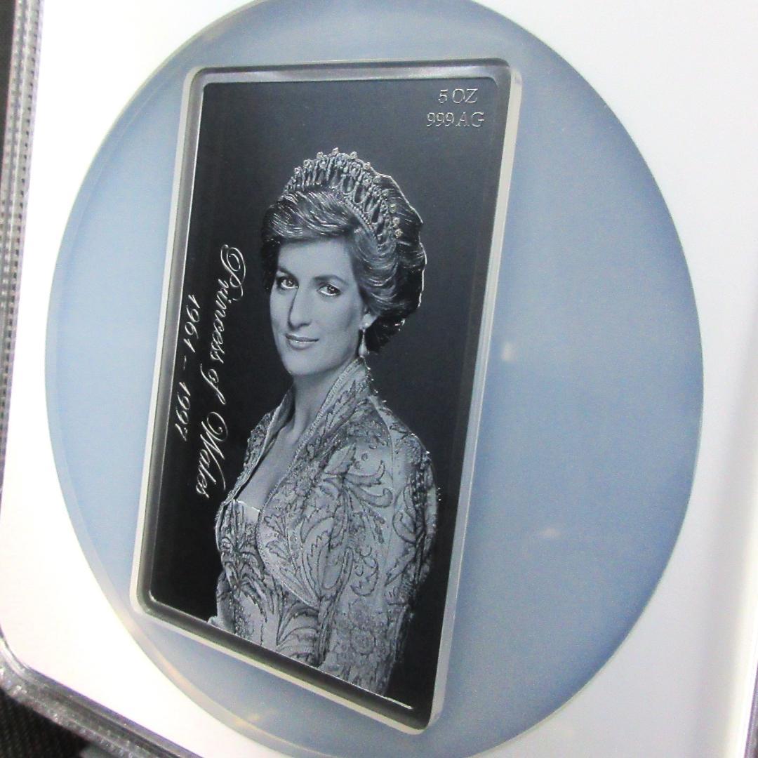 2021 ニウエ ５オンス銀貨 ダイアナ NGC ダイヤモンド モダン 