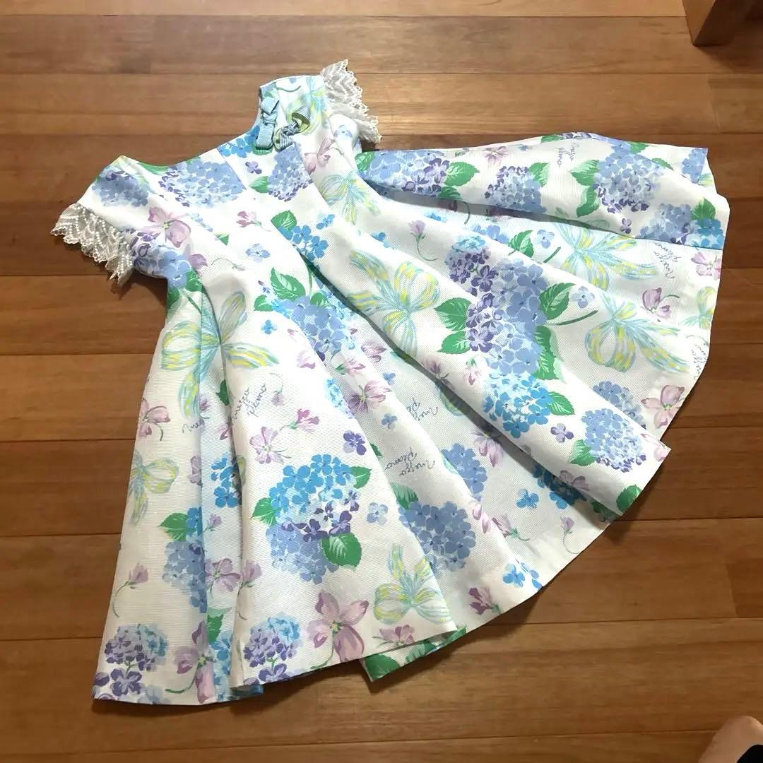メゾピアノ♡着画あり♡紫陽花ドレス110