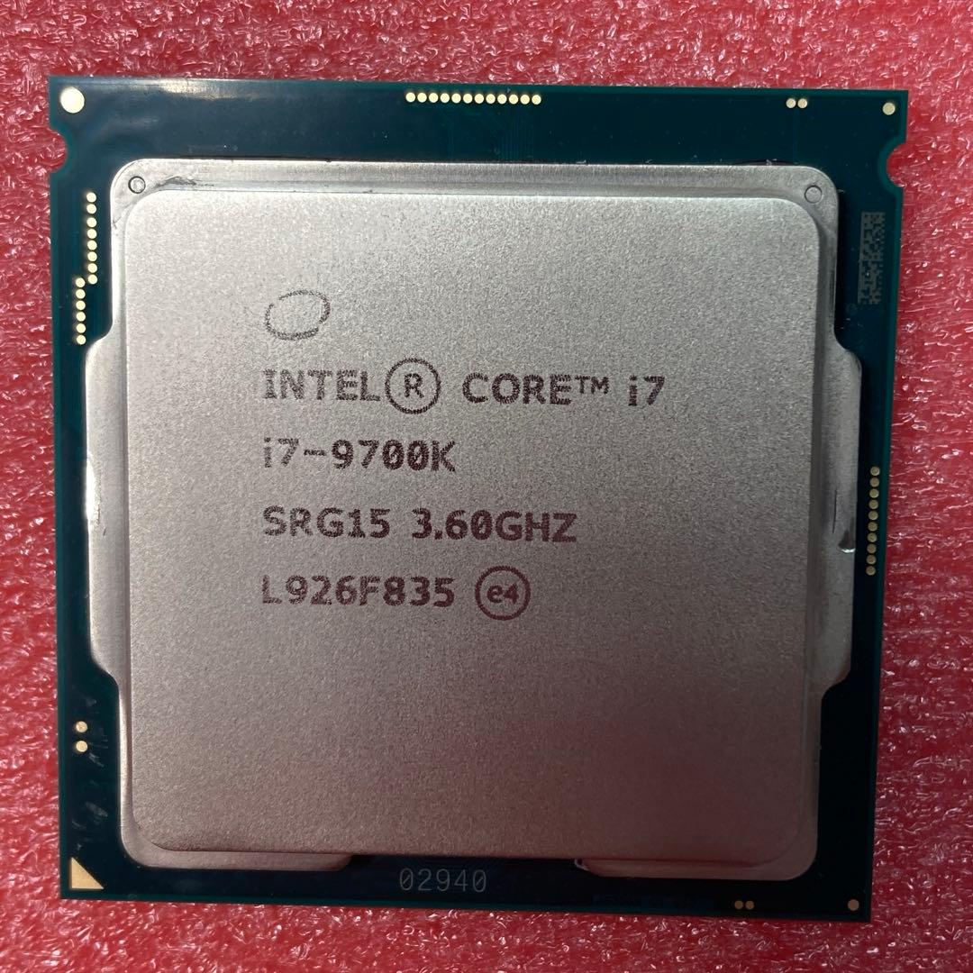 【動作確認済み】Intel Core i7-9700K CPU