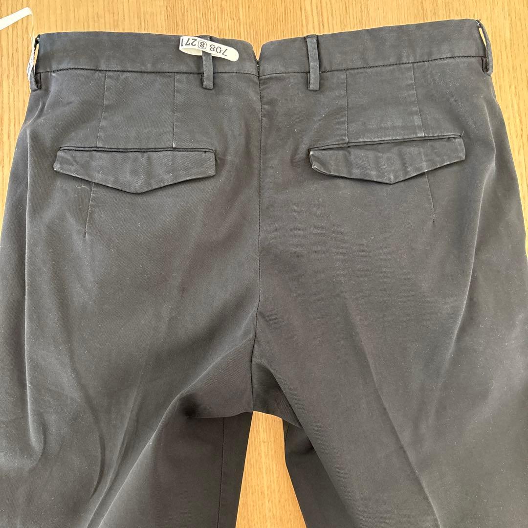 【46】PT TORINO マスターフィット ストレッチチノ グレー 秋冬