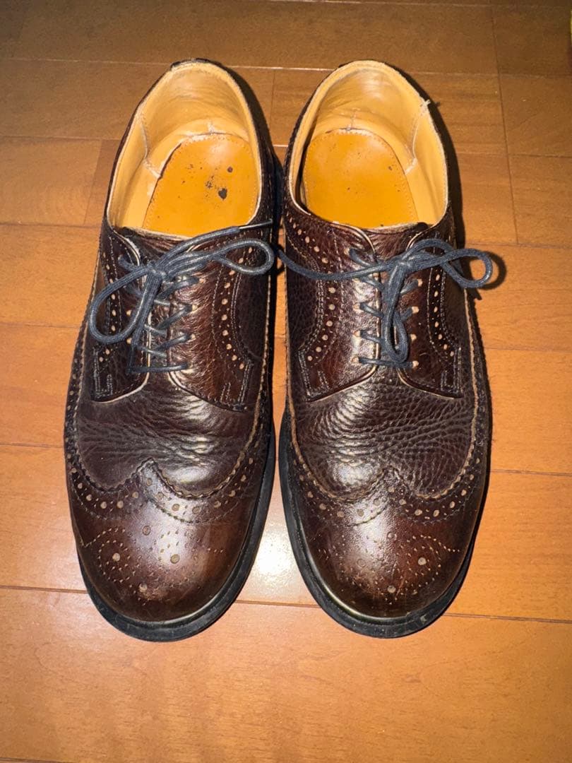 ドクターマーチン　ウィングチップ　UK9 イングランド製