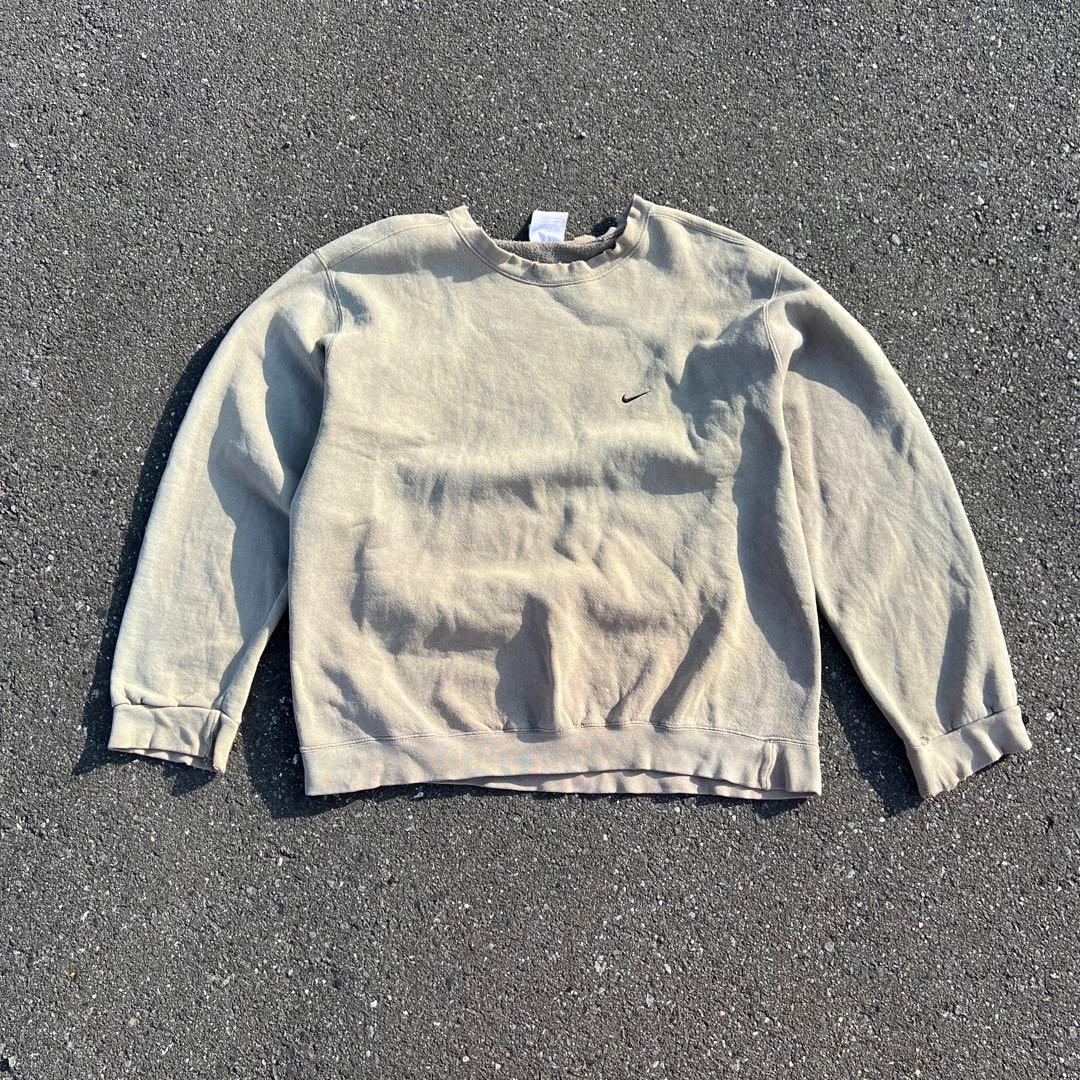 90s OLD NIKE USA製 ヴィンテージボロスウェット オリーブ XL