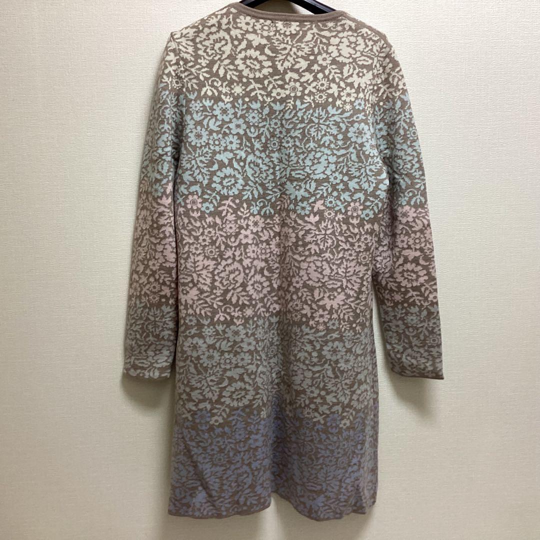 美品☆OLEANA オレアナ　ロングカーディガン　ワンピース　シルク　M