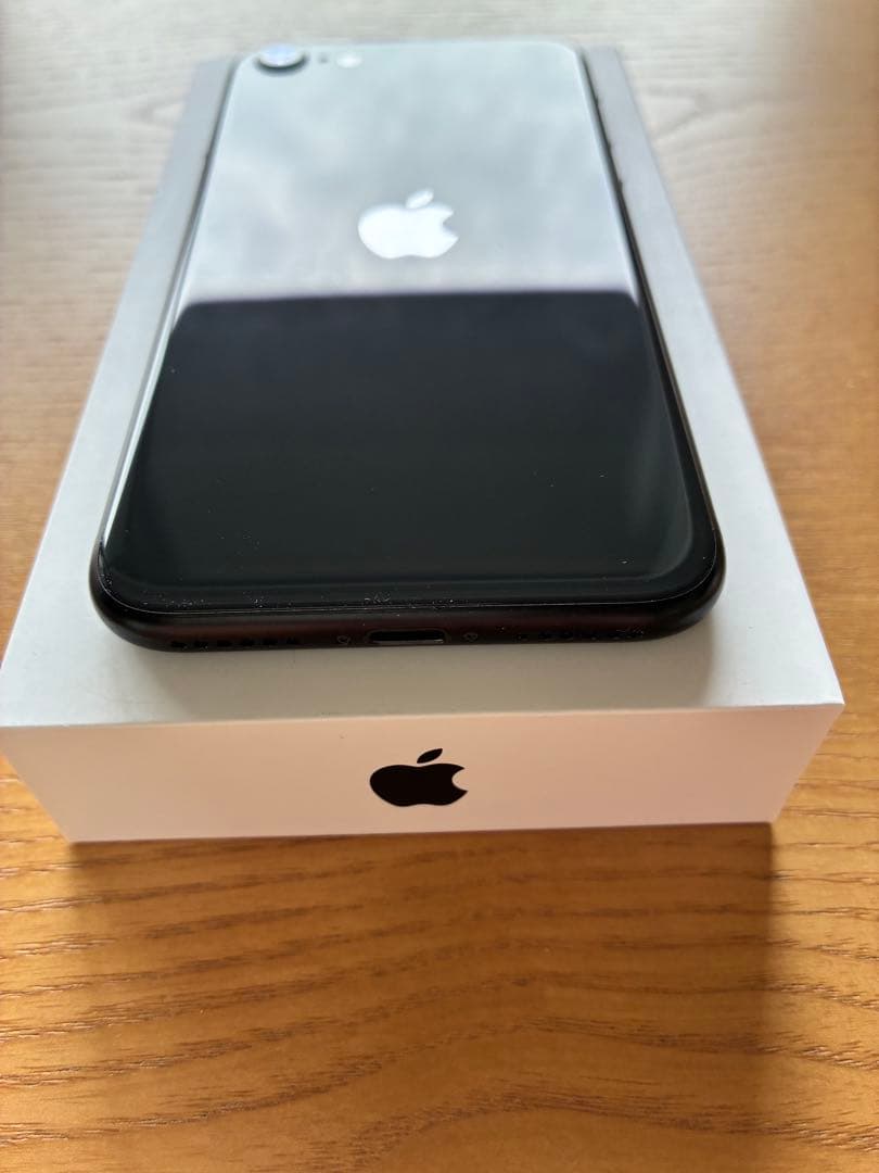 黒助　iPhoneSE (第二世代) ブラック　充電ケーブル