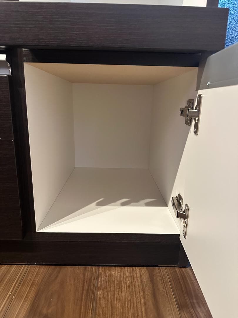 ニトリ 食器棚 幅90cm ダークブラウン 2023年春購入